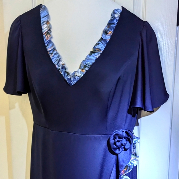 Elegantly Enhanced & Customized by a Courier-Dress-Designer - Mother of Groom - Picture 8 of 15